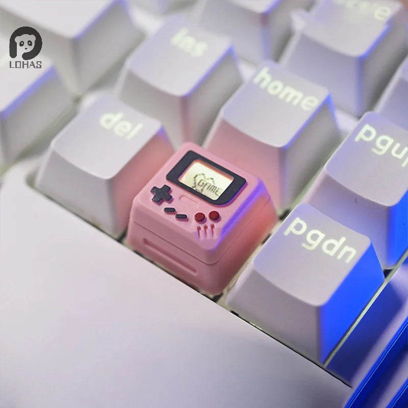 1 Set K-04 Keyboard Keycaps 3In1 For Mechanical Classic Retro Cute Transparent Key Cap Suit Cute Button Personalized Keycaps