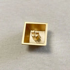 1PC Metal Keycap Matte Gold Zinc Alloy Keycaps Replaces for Mechanical Keyboards DropShipping
