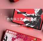 Yukiaim Keycaps Custom PBT Cherry Profile Side Carving Keycap Cute Sakura Cartoon Anime Point Key Cap for Gaming Keyboard Gift