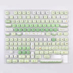 140 Keys Cute Keycaps Cat MOG Keycaps PBT Pink Keys Gift for Girl Cute New Square Thermal Sublimation Mechanical Keyboard 6.25U