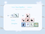Keycap 143 Key Ergonomics PBT Thermal Sublimation Computer Accessories Blue Keycap For Mechanical Keyboard Customized Gifts