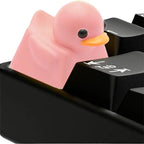 Cute Duck Keyboard Keycap Mechanical Keyboard Resin Duck Single Keycap Decor General Keyboard Replacement Parts Game Accessories