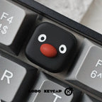 Kawaii Penguin Personality Keycap Single Cute Resin Creative Mechanical Keyboard Cap Custom Replacement Attachment ESC OEM Gifts