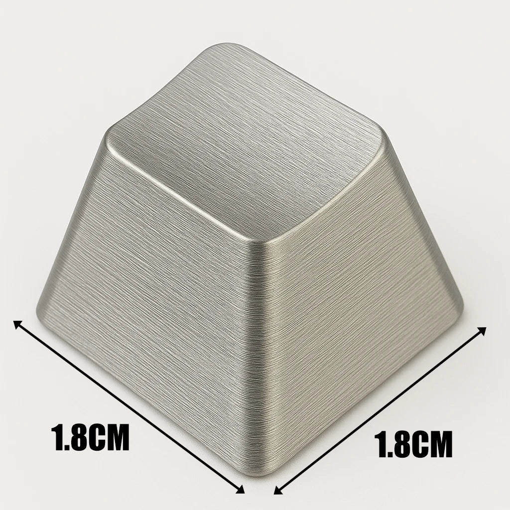 Aluminum Alloy Keycaps Metal Mechanical Keyboard Key Caps Lightweight Non Fading Engraved Shaft Body Keyboards Accessories