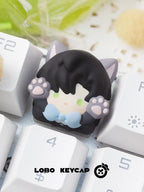 Ceke Love And Deepspace Keycaps Mechanical Keyboard Keycaps Cosplay Cat Ear Keycap Cartoon Kforce Back Customized Pc Accessories