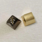 1PC Metal Keycap Matte Gold Zinc Alloy Keycaps Replaces for Mechanical Keyboards DropShipping
