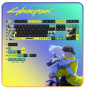 Anime Keycaps Cyberpunk Theme 124 Keys Cherry Profile Mechanical Keyboard Pbt Custom Keycaps Tablet Laptop Gaming Keyboard gift