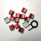 13Key Anti Slip Caps Mechanical Keyboard Keycaps Slip Proof with Backlights Enhances Typing and Gaming For K70 K95