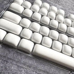 140 Keys Cute Keycaps Cat MOG Keycaps PBT Pink Keys Gift for Girl Cute New Square Thermal Sublimation Mechanical Keyboard 6.25U