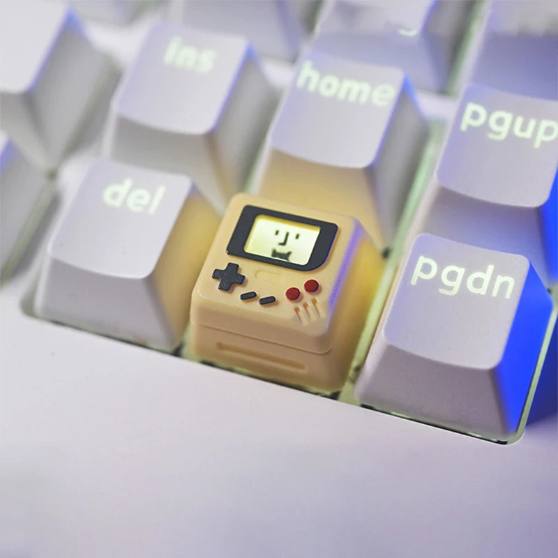 1 Set K-04 Keyboard Keycaps 3In1 For Mechanical Classic Retro Cute Transparent Key Cap Suit Cute Button Personalized Keycaps