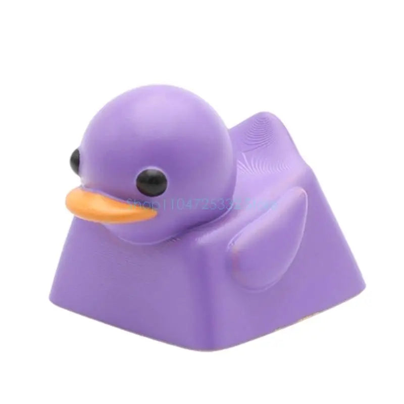 Cute Duck Keycap Cartoon Resin Keycaps for Switches Mechanical Gaming Keyboards DIY Personaliing 3D Keycap Keyboards Decoration