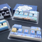 Cute Theme Personalized Addition Key Cap Eight Piece Set with Five Sides of Thermal Sublimation Cherry High Mechanical Keyboard