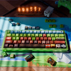 Pixel Design Game Theme Keycap 139 Key Cherry Height Pbt Material Compatible With Wooting Megalion Magnetic Axis Keyboard Keycap