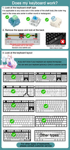 Gamers Theme Keycap Custom DIY Cartoon PBT Keycaps Cherry Profile Five Side Thermal Sub Accessories Red Axis Mechanical Keyboard