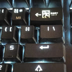 Safe Exit R1 2U Backspace Keycap Shine Through Keycaps ABS Etched Backlit Keycap For Mechanical Keyboard