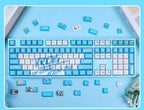Gamers Theme Keycap Custom DIY Cartoon PBT Keycaps Cherry Profile Five Side Thermal Sub Accessories Red Axis Mechanical Keyboard