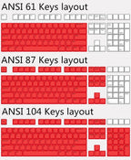 108 Keys/Set Blue Archive Nemugaki Fubuki Swim Ver. PBT Keycaps Anime Game Key caps Cherry Height for DIY Mechanical Keyboard