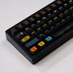 Expo Five-sided Fog-through keycap mechanical keyboard keycaps 122 key Black Cherry Profile adaptation wooting, etc.