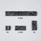 Coral Sea Keycap 4PCS Keycaps Cherry Profile Dye-Sub PBT keycaps Space Bar 6.25U ESC Enter Custom Keycap For Mechanical Keyboard