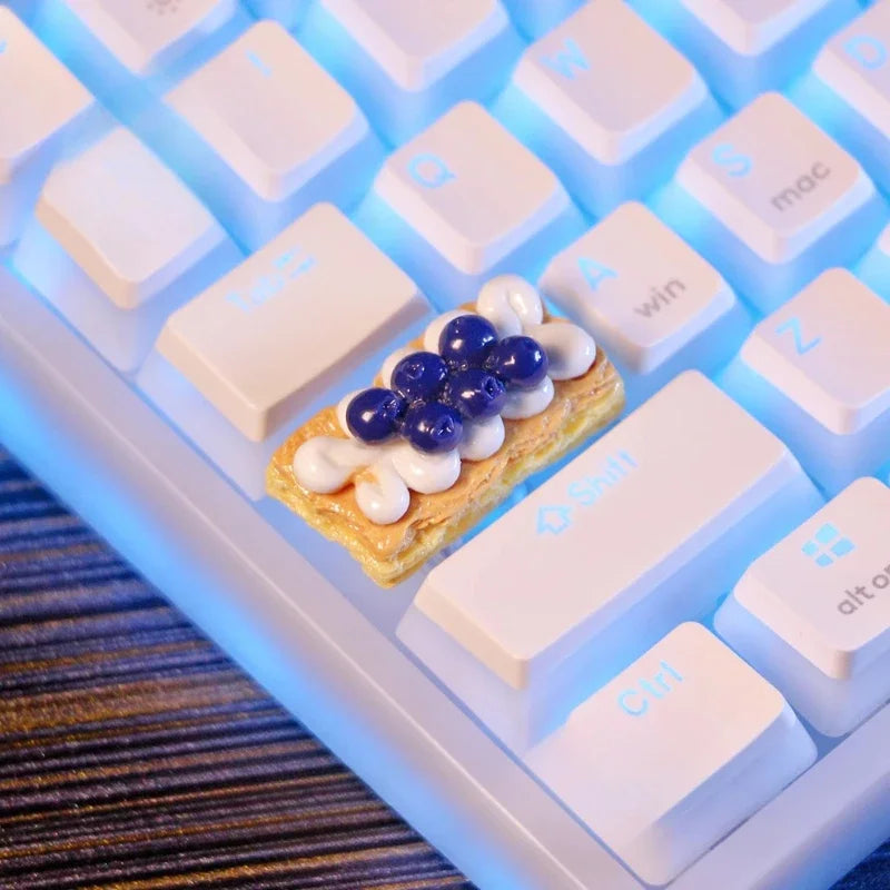 Creative Cute Personality Keycap Peripheral Keycap Custom A Birthday Present Keycap Suitable for Mechanical Keyboard Cross Shaft