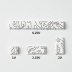 Coral Sea Keycap 4PCS Keycaps Cherry Profile Dye-Sub PBT keycaps Space Bar 6.25U ESC Enter Custom Keycap For Mechanical Keyboard