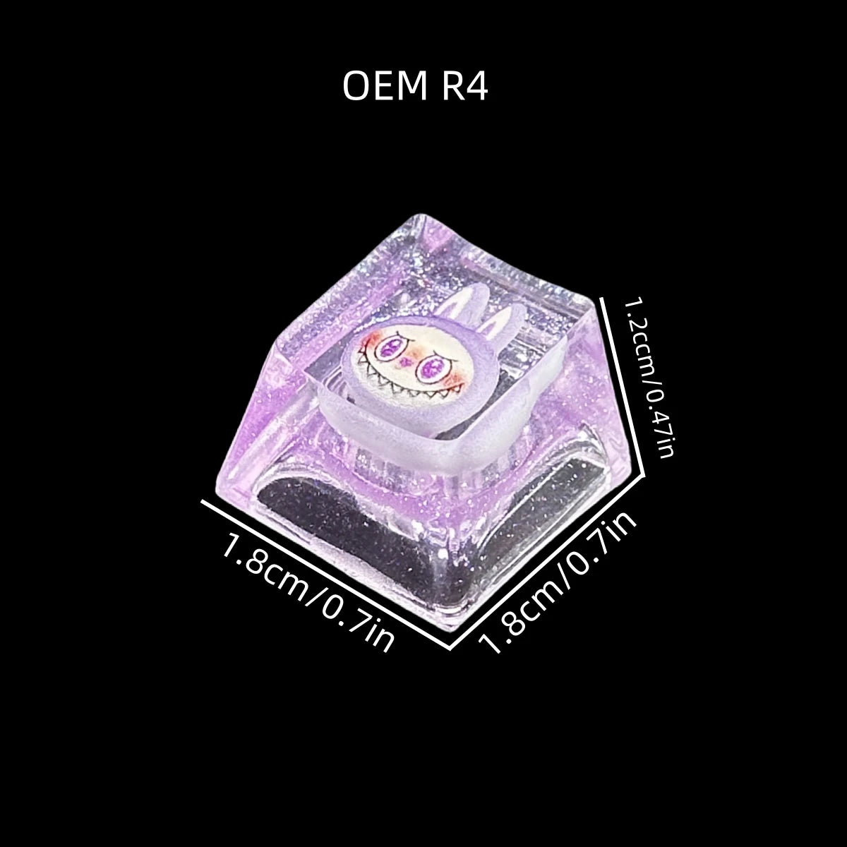 Cute Animal Keycap For Mechanical Keyboard Custom Kawaii Cartoon Collectibles Gifts 3D Resin Game Keycaps