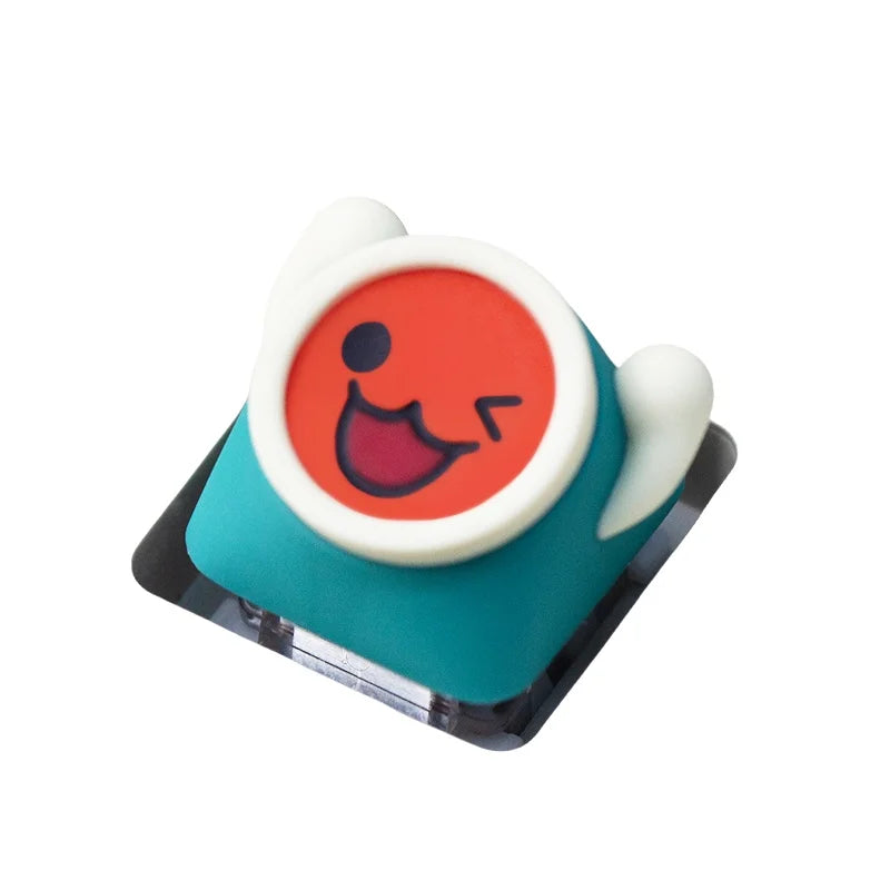 Anime Keycaps Taiko No Tatsujin Theme Custom Keycaps Mechanical Keyboard Resin Cute Keycaps Tablet Laptop Gaming Keyboard Keycap