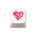 PBT Keycap OEM   Heart Shaped for Mechanical Keyboard Keycaps OEM Keycap  Keycap Replacement