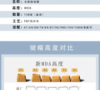 Capybara Keycap Set 135keys Cute PBT Dye-sublimation Cartoon Animal Keyboard Cap MDA Profile KeyCap for Mechanical Keyboard Gift