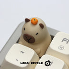 Lobo Capybara Keycaps Creative Resin Keycaps For Mechanical Keyboard Cute Cartoon Keyboard Decoration Customized Keycaps Gifts