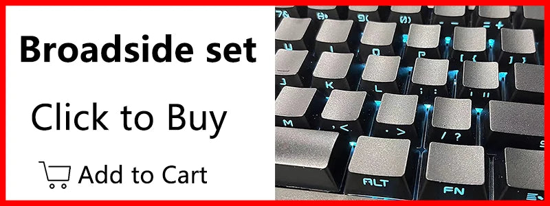Cute Emo Keycap Set WASD Arrow Broadside Lighting Key Cap for Mechanical Keyboard Compatible with MX Switch