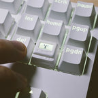 1 Set K-04 Keyboard Keycaps 3In1 For Mechanical Classic Retro Cute Transparent Key Cap Suit Cute Button Personalized Keycaps