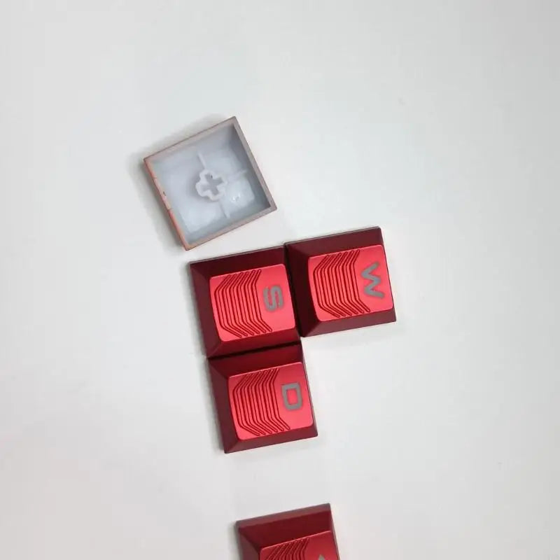 97QA Ergonomic Translucent Keycap Set for Mechanical Keyboards WASD and Arrows Keycaps Elevates Gaming Enhances Durability