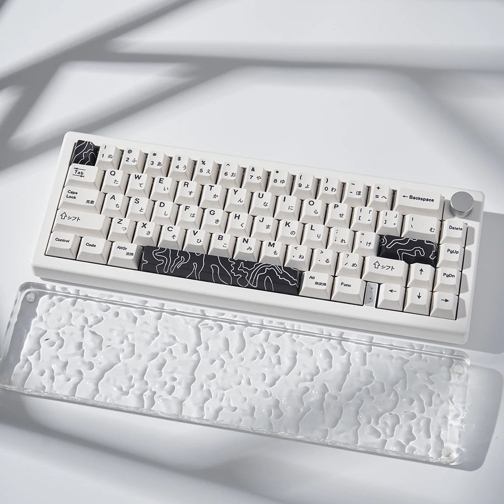 Coral Sea Keycap 4PCS Keycaps Cherry Profile Dye-Sub PBT keycaps Space Bar 6.25U ESC Enter Custom Keycap For Mechanical Keyboard