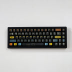 Expo Five-sided Fog-through keycap mechanical keyboard keycaps 122 key Black Cherry Profile adaptation wooting, etc.