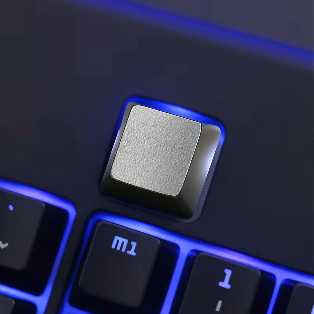 Aluminum Alloy Keycaps Metal Mechanical Keyboard Key Caps Lightweight Non Fading Engraved Shaft Body Keyboards Accessories