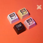 1 Set K-04 Keyboard Keycaps 3In1 For Mechanical Classic Retro Cute Transparent Key Cap Suit Cute Button Personalized Keycaps