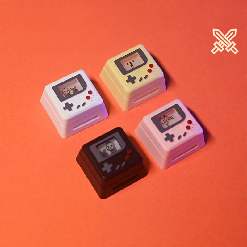 1 Set K-04 Keyboard Keycaps 3In1 For Mechanical Classic Retro Cute Transparent Key Cap Suit Cute Button Personalized Keycaps