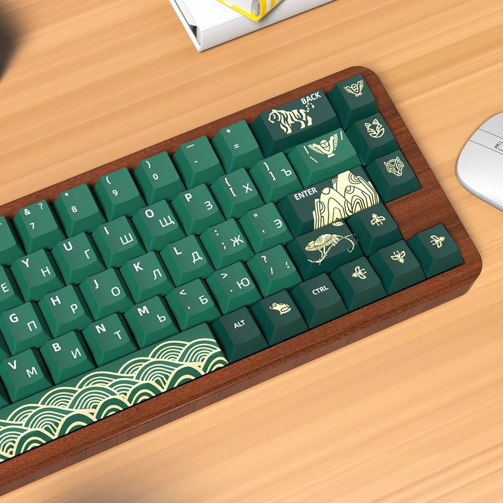 Spanish English Keycap Russian French Portuguese Korean German Japanese Keycap Cherry Height Cherry MX Switch Mechanical FD2 ISO