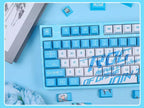 Gamers Theme Keycap Custom DIY Cartoon PBT Keycaps Cherry Profile Five Side Thermal Sub Accessories Red Axis Mechanical Keyboard