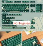Spanish English Keycap Russian French Portuguese Korean German Japanese Keycap Cherry Height Cherry MX Switch Mechanical FD2 ISO