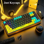 129 Keys Cyberpunk Keycap Cherry Profile Side Engraved Translucent Keycaps Pbt Custom Adapted Wooting Key Caps