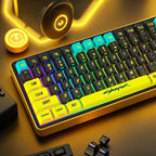 129 Keys Cyberpunk Keycap Cherry Profile Side Engraved Translucent Keycaps Pbt Custom Adapted Wooting Key Caps