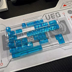 Supplement Clear PC Keycaps ESC Alt Ctrl Enter Spacebar 63 Key 2U Shift Gamer Mechanical Keyboard Cherry Backlit RGB PC Key Cap