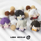 Ceke Love And Deepspace Keycaps Mechanical Keyboard Keycaps Cosplay Cat Ear Keycap Cartoon Kforce Back Customized Pc Accessories