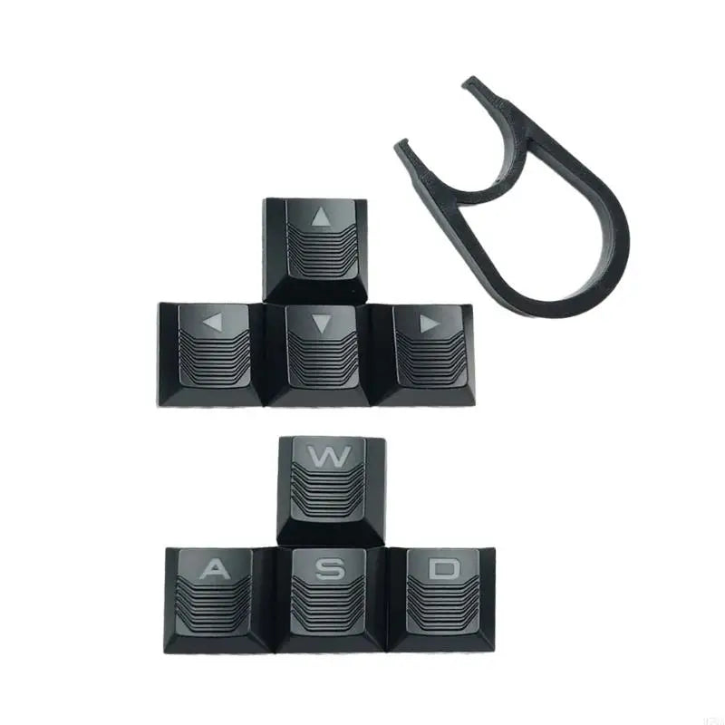 97QA Ergonomic Translucent Keycap Set for Mechanical Keyboards WASD and Arrows Keycaps Elevates Gaming Enhances Durability
