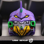 New Eva-01 Keycaps Creative Trendy Play Personalized Keycaps Desktop Decoration Mechanical Keyboard  Anime Theme Key Cap