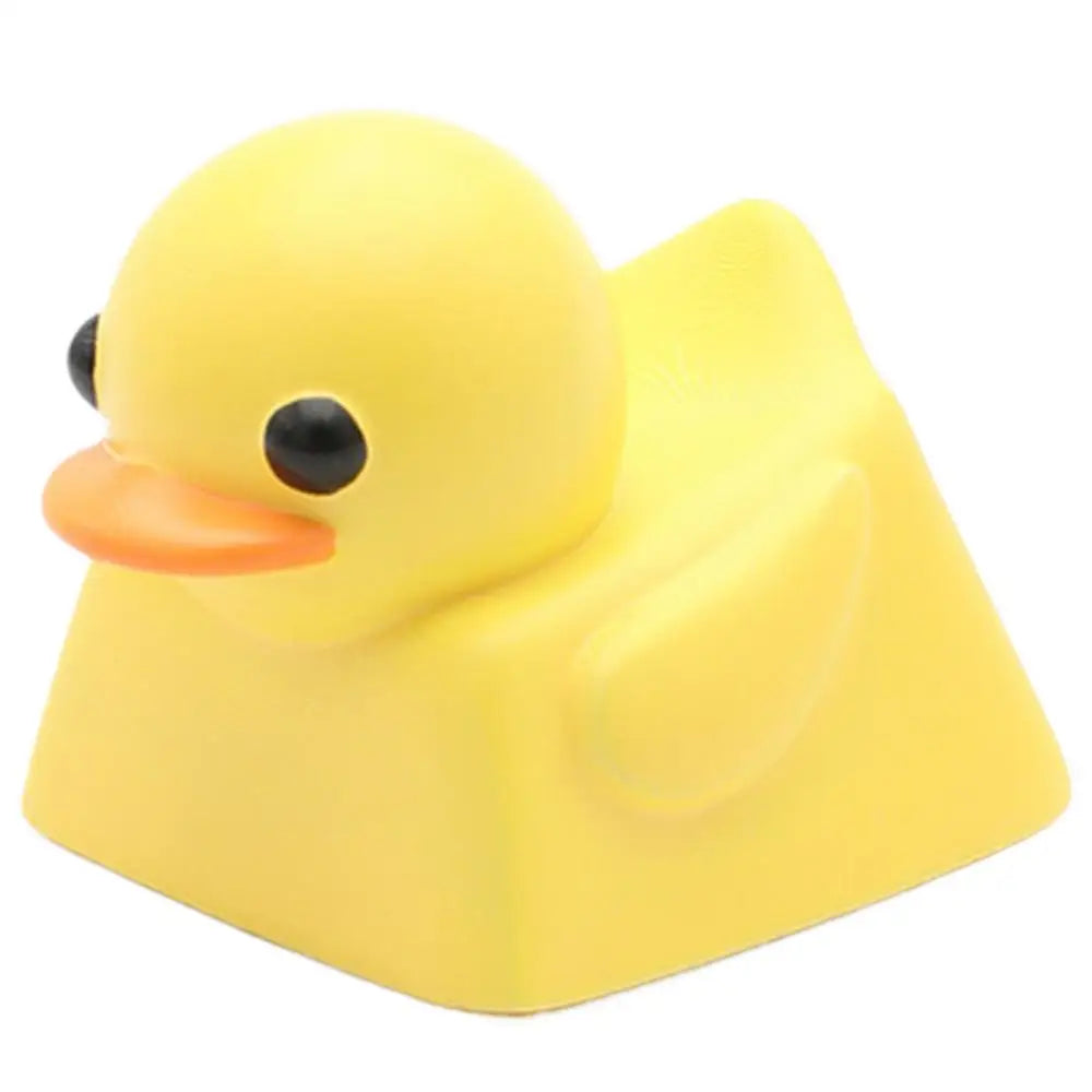 Cute Duck Keyboard Keycap Mechanical Keyboard Resin Duck Single Keycap Decor General Keyboard Replacement Parts Game Accessories