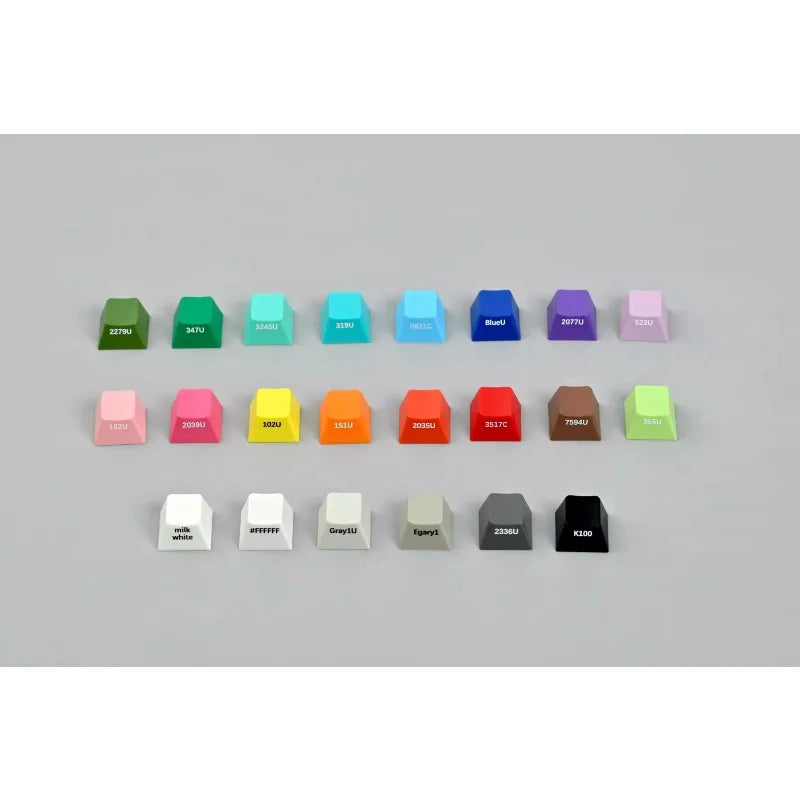 Keyreative ABS KeyCaps Set Multi-Color 130 Keys Custom Cherry Profile DIY Colorful Fit 60%-108% Mechanical Keyboard Accessories
