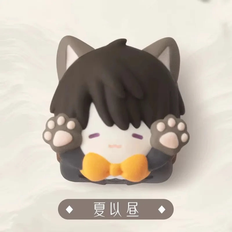 Ceke Love And Deepspace Keycaps Mechanical Keyboard Keycaps Cosplay Cat Ear Keycap Cartoon Kforce Back Customized Pc Accessories